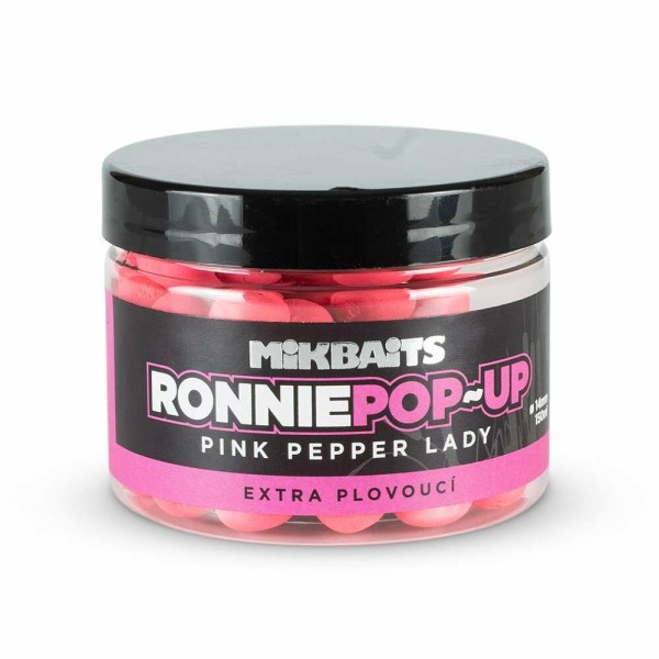 Mikbaits Ronnie pop-up Fluo Feketebors 14 mm