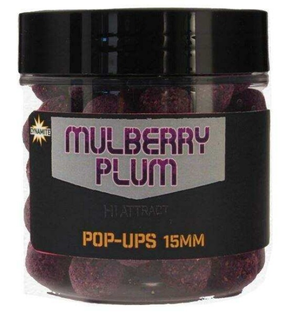 Dynamite Baits Mulberry Plum Pop-ups 15 mm 100 g