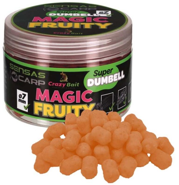 Sensas Super Dumbell 7 mm Magic Fruity (gyümölcs) 80 g