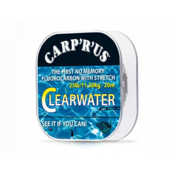 CarpRUs Clearwater Fluorocarbon 25 lb 20 m