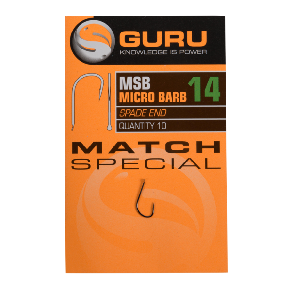 Guru Match Special hooks - Mikroszakállas lapkás horog