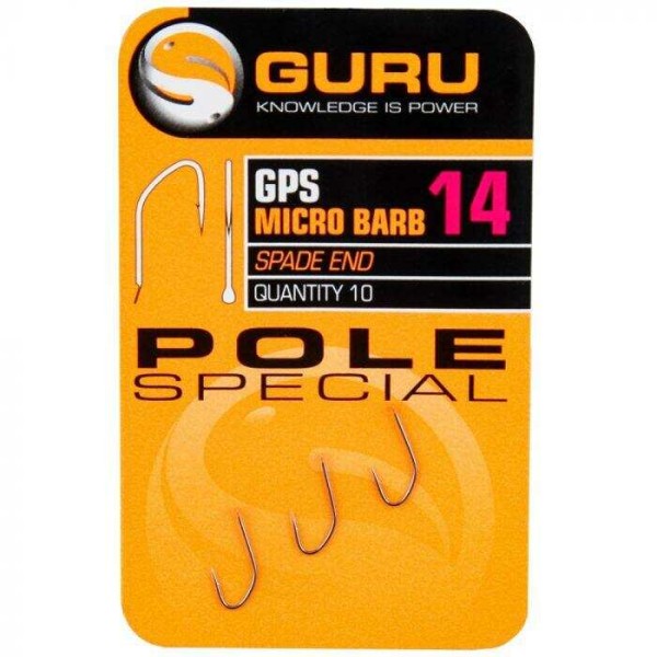 Guru Pole Special Hooks - Mikroszakállas lapkás horog