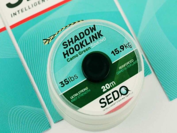 SEDO Shadow Hooklink Camo Green 20 m - Fonott előkezsinór