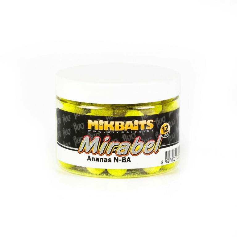 Mikbaits Mirabel Fluo boilies 14 mm 150 ml
