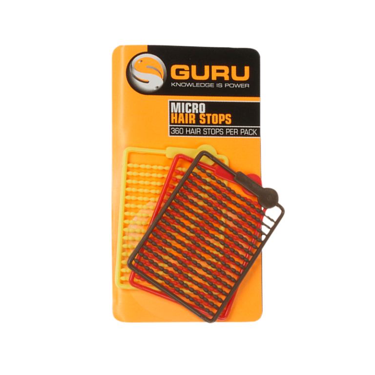 Guru Micro Hair Stops - Csalistopper (piros, barna, sárga)