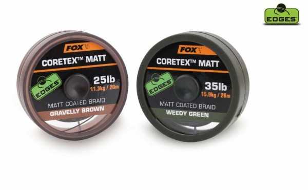Fox Matt Coretex Gravelly Brown 20 m - Előkezsinór