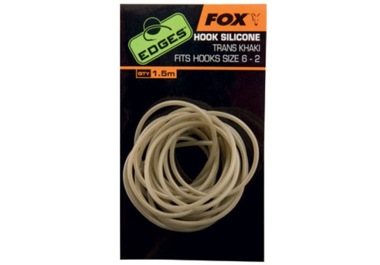 Fox Edges Hook Silicone Khaki - Szilikoncső