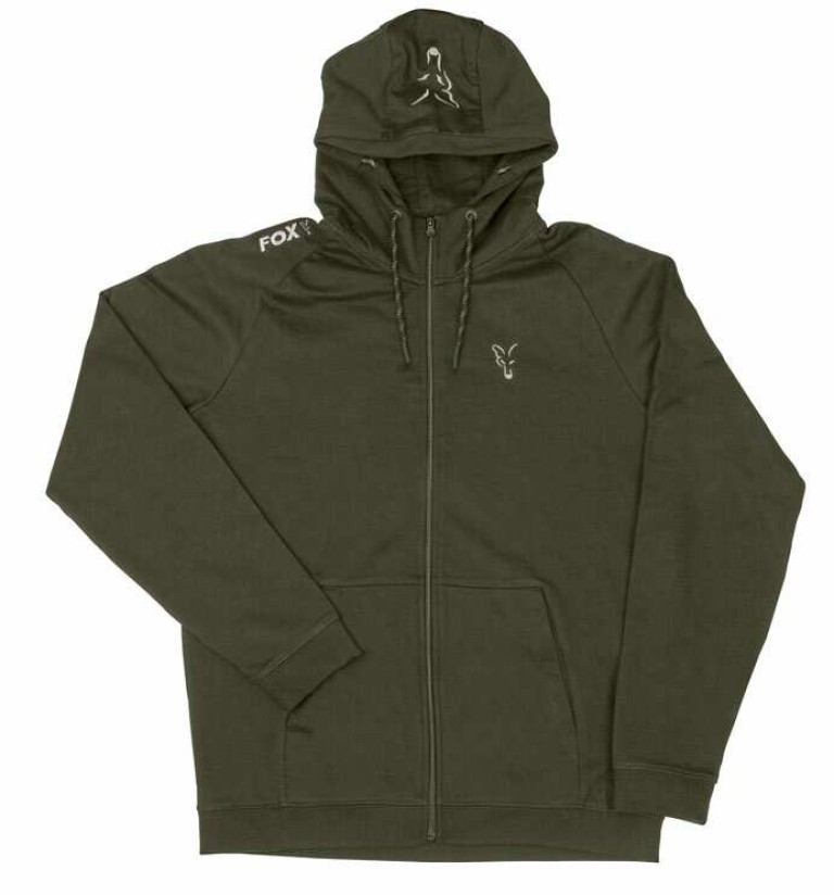 Fox Collection Green Silver LW Hoodie - Kapucnis pulóver