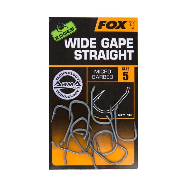 Fox Edges Armapoint Wide Gape Straight Hook - Szakállas horog