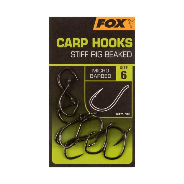 Fox Carp Hooks Stiff Rig Beaked - Szakállas horog