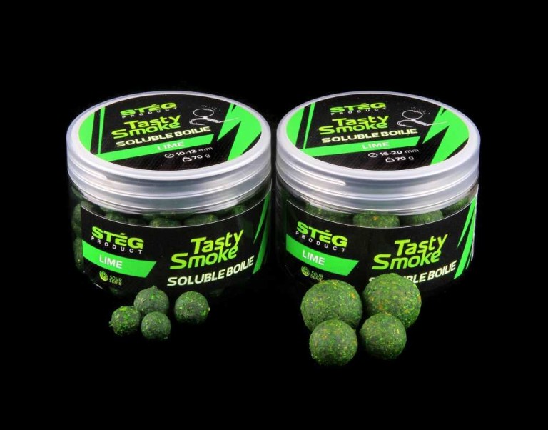 Stég Product Tasty Smoke soluble boilie 10-12 mm 70 g