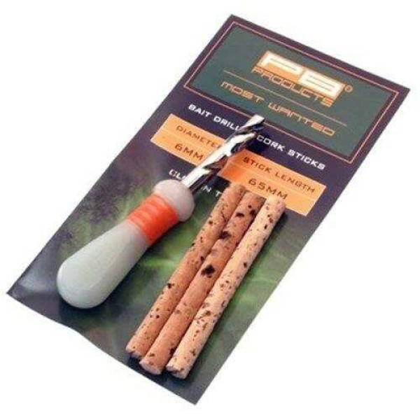 PB Products Bait Drill+cork stick - Csalifúró és parafa rudak