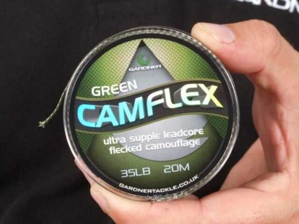 Gardner Camflex Leadcore Green 35 lb - Ólombetétes zsinór